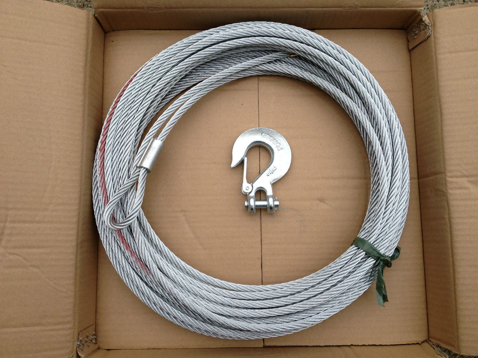 WINCH CABLE STEEL 24M X 9.5MM