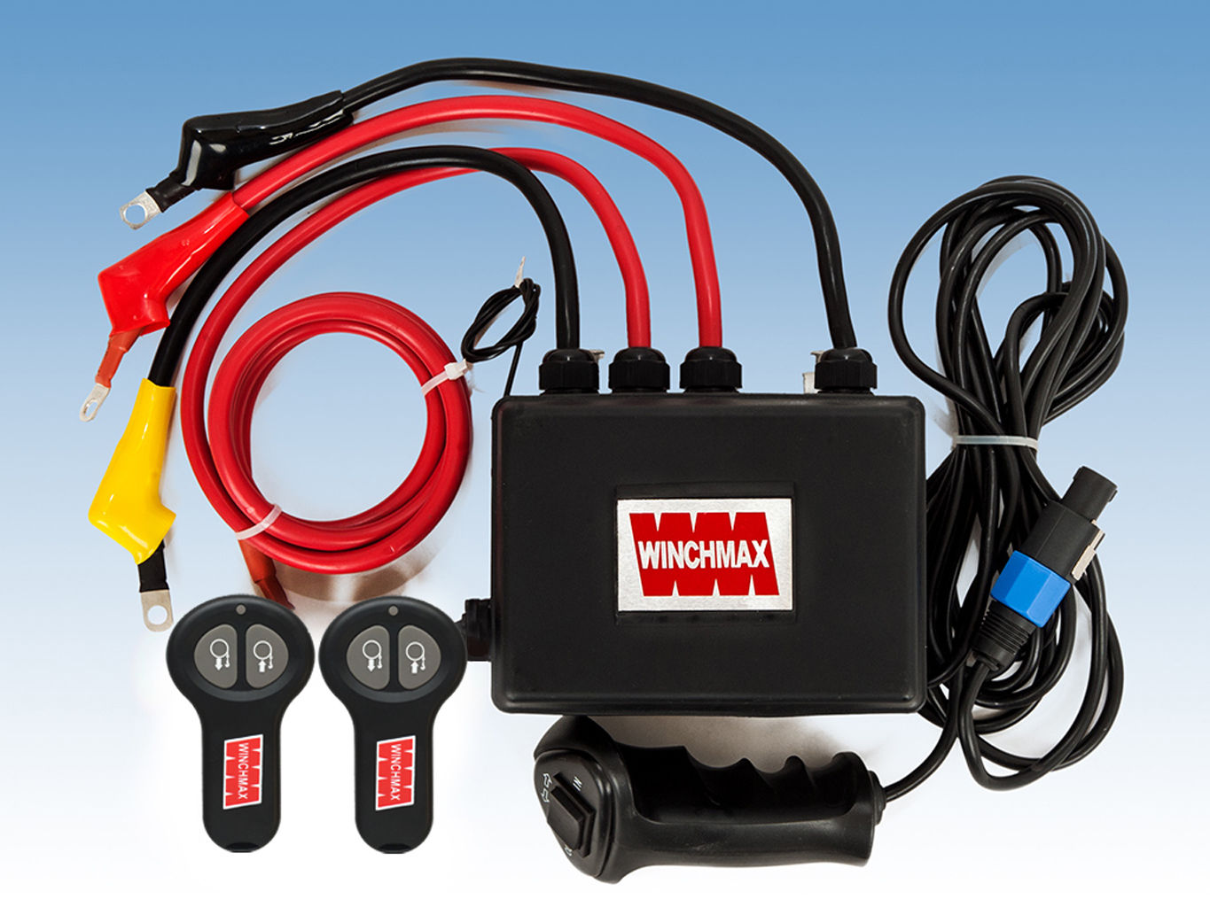 Solenoid control box for winches up to 5000lb with wireless controls 