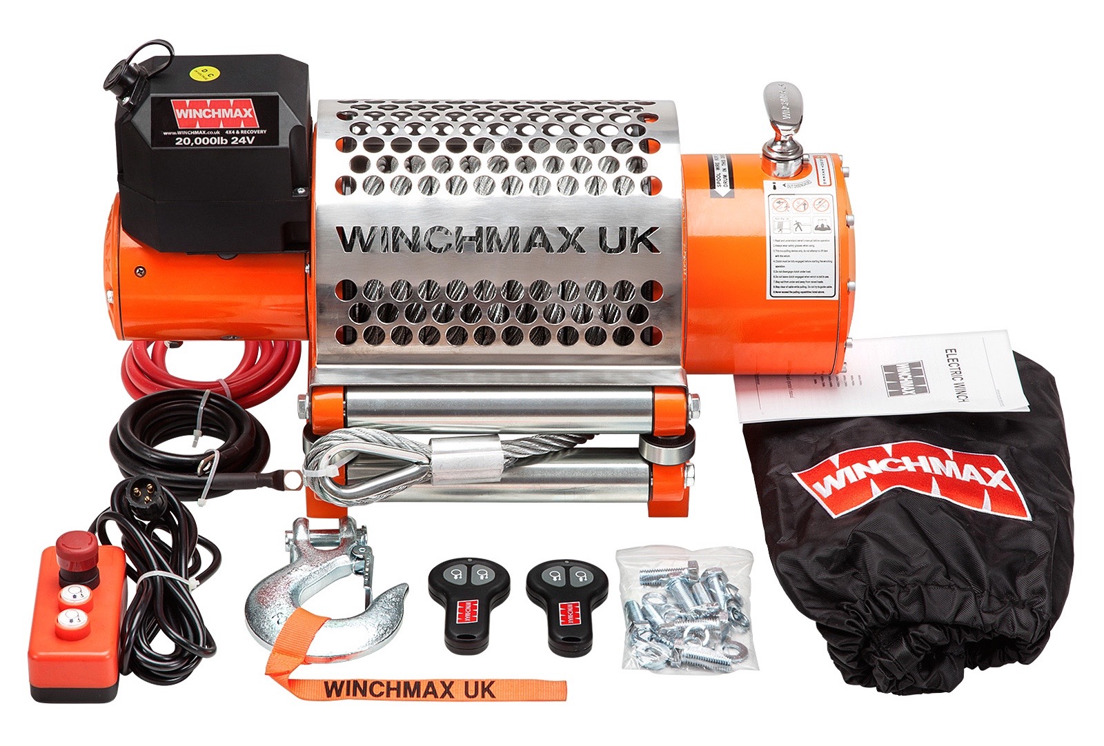 WINCHMAX 12V 20000LB RECOVERY WINCH 